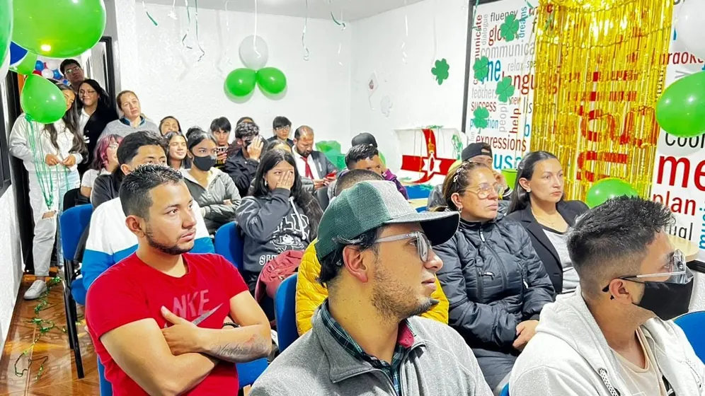 Evento con estudiantes